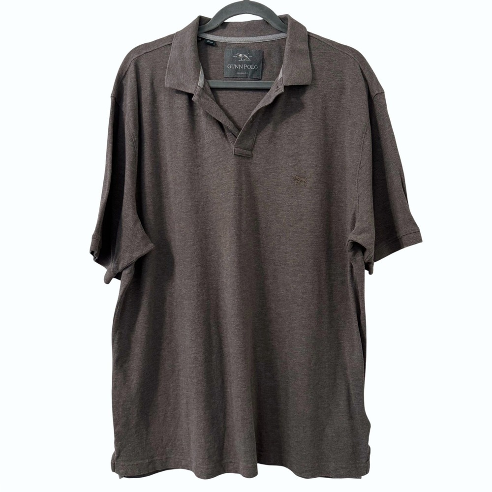 Lot of 2 Rodd & Gunn Polo‎ Shirt Mens 2XL Brown Blue Australian Cotton OG Fit